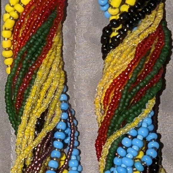 Luisa Conti Beaded Necklace **With Loose Strands SEE PHOTOS 1780 - Picture 10 of 11